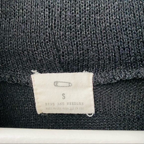 Pins and Needles by Urban Outfitters Open Front Knit Cardigan Black Sz S… - Picture 4 of 8